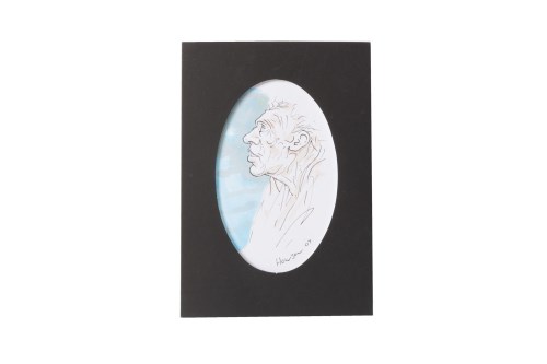 Lot 94 - * PETER HOWSON OBE, CHRISTMAS CARD pen and...