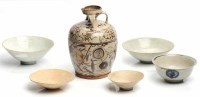 Lot 268 - COLLECTION OF FIVE EARLY CHINESE BOWLS AND A...
