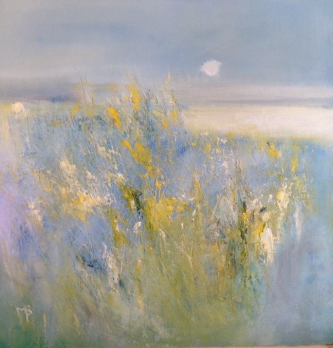 Lot 227 - MAY BYRNE, WILDFLOWER MEADOW mixed media,...