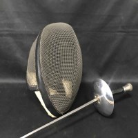 Lot 19 - LEON PAUL FENCING FOIL along with a fencing mask