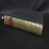 Lot 57 - DICKENS WORKS IN FOUR VOLUMES quarter bound in...