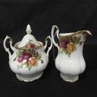 Lot 59 - ROYAL ALBERT OLD COUNTRY ROSES PART TEA AND...