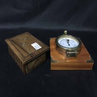 Lot 113 - SMALL INLAID BOX containing a silver belt...