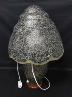 Lot 155 - PAINTED HIDE TABLE LAMP