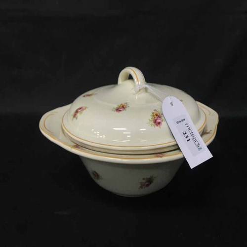 Lot 231 - WOODS IVORY WARE DINNER SET