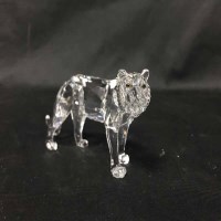 Lot 251 - SWAROVSKI CRYSTAL TIGER with box and outer box