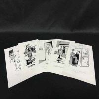 Lot 285 - ORIGINAL COMIC FOOTBALL AND POLITICS RELATED...