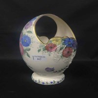 Lot 317 - BESWICK WARE HAND PAINTED VASE by Mary Wilson