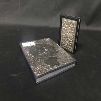 Lot 318 - TWO SILVER MOUNTED BOOKS