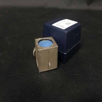 Lot 322 - SILVER MOUNTED SNOOKER CHALK CASE