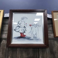 Lot 338 - * JETT VIVERE, BEST FRIENDS oil on canvas,...