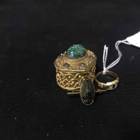 Lot 431 - LATE 19TH CENTURY SAPPHIRE AND DIAMOND RING...