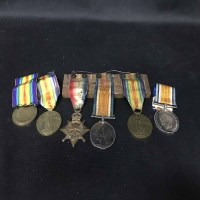 Lot 460 - COLLECTION OF WAR MEDALS awarded to PTE. T....
