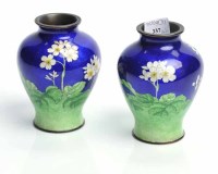Lot 337 - PAIR OF EARLY 20TH CENTURY CHINESE CLOISONNE...
