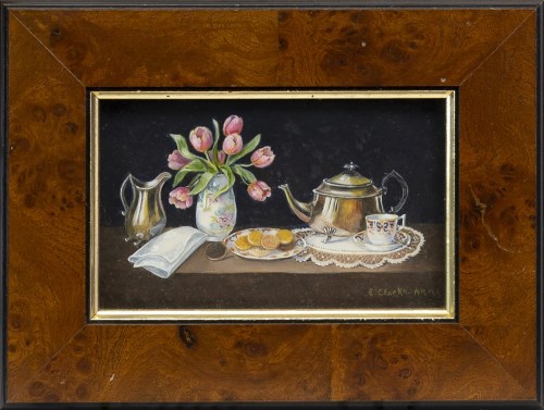 Lot 155 - ENID CLARKE, FRUIT AND FLOWERS; and TEA AND...
