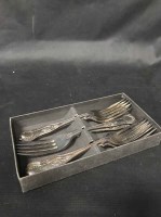 Lot 15 - LOT OF BOXED SILVER PLATED TABLE APPOINTMENTS...