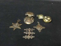 Lot 59 - TWO ROYAL FUSILIERS CAP BADGES 1939-1945 Star,...