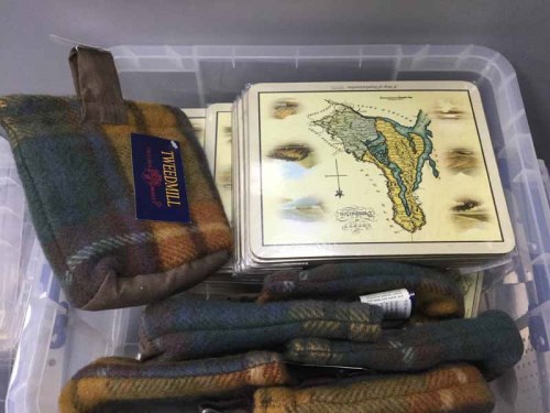 Lot 130 - LOT OF BUCHANAN TARTAN WARES including braces,...