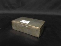 Lot 268 - SILVER CIGARETTE BOX