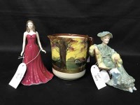 Lot 307 - TWO ROYAL DOULTON LADY FIGURES 'Ascot' HN2355...