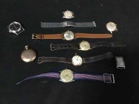 Lot 318 - LOT OF VARIOUS VINTAGE WRIST WATCHES and a...