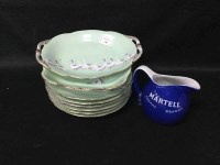 Lot 338 - NORITAKE DESSERT PART SERVICE decorated with...