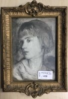 Lot 410 - SIR AMBROSE MCEVOY PORTRAIT OF A WOMAN pencil...