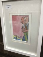 Lot 430 - AFTER QUENTIN BLAKE, BFG giclee print, ‘BFG’...