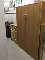 Lot 459 - G PLAN BEDROOM SUITE comprising a wardrobe,...