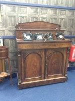 Lot 460 - VICTORIAN MAHOGANY CHIFFONIER