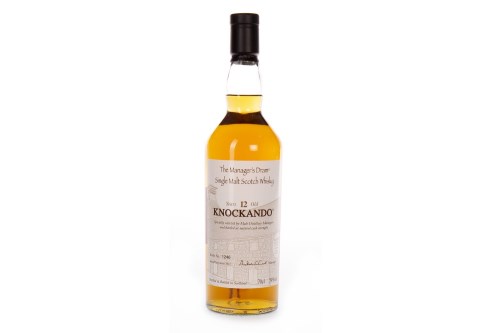 Lot 1008 - KNOCKANDO THE MANAGER'S DRAM AGED 12 YEARS...