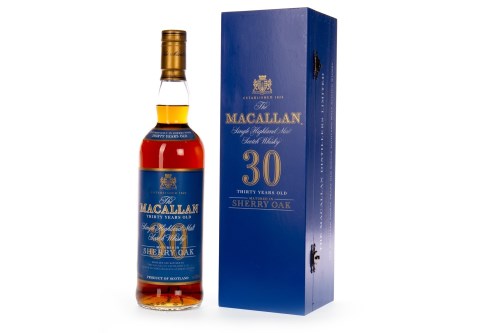 Lot 1049 - MACALLAN 30 YEARS OLD SHERRY OAK Active....