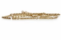 Lot 118 - ORNATE CHAIN NECKLACE c1960s, formed by square...
