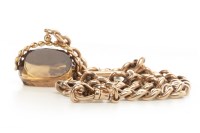 Lot 771 - EARLY TWENTIETH CENTURY WATCH CHAIN formed by...