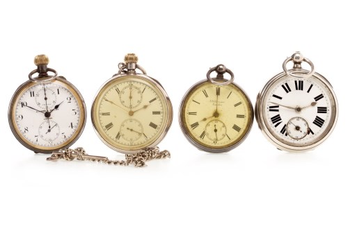 Lot 794 - FOUR VARIOUS POCKET WATCHES including a...
