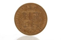 Lot 510 - GOLD HALF SOVEREIGN DATED 1885