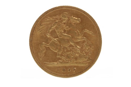 Lot 512 - GOLD HALF SOVEREIGN DATED 1897