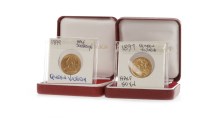 Lot 522 - TWO GOLD HALF SOVEREIGNS DATED 1897 AND 1899