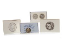 Lot 532 - TWO AMERICA'S LEGENDARY COINS SILVER PROOF...
