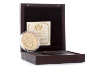 Lot 560 - THE JERSEY 2013 ROYAL BABY GOLD £5 COIN in...
