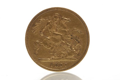 Lot 568 - GOLD HALF SOVEREIGN DATED 1897