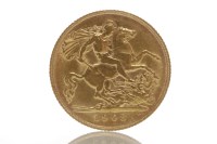Lot 573 - GOLD HALF SOVEREIGN DATED 1908