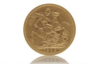 Lot 578 - GOLD SOVEREIGN DATED 1906