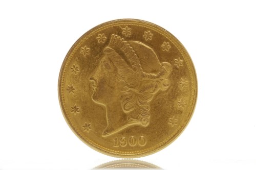 Lot 582 - GOLD USA $20 DOLLAR DATED 1900