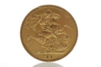 Lot 598 - GOLD SOVEREIGN DATED 1887