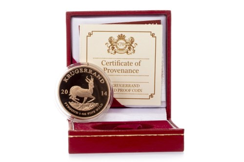 Lot 605 - CPM GOLD PROOF KRUGERRAND COIN in capsule, in...