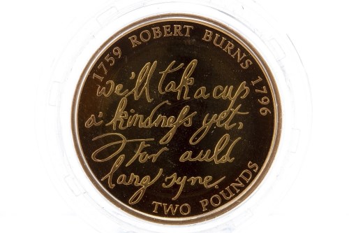 Lot 614 - GOLD PROOF TWO POUNDS COIN COMMEMORATING...