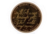 Lot 614 - GOLD PROOF TWO POUNDS COIN COMMEMORATING...