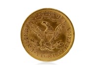 Lot 618 - GOLD USA FIVE DOLLAR COIN DATED 1895 8.4g