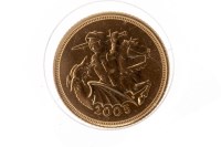 Lot 623 - GOLD HALF SOVEREIGN DATED 2005